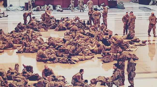 National Guard Troops Defending The Capitol