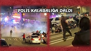 Tacoma'da Polis Otosu Göstericilerin İçine Daldı