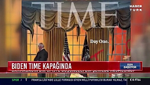 Time'dan Dikkat Çekici Biden Kapağı