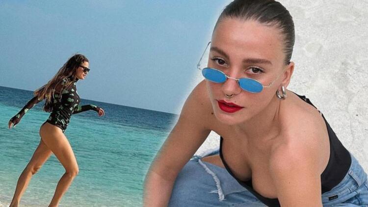 Serenay Sarıkaya kiminle tatile gittiğini açıkladı