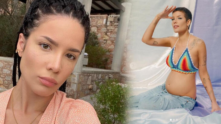 Türk sevgilisinden bebek bekleyen Halsey'den yeni