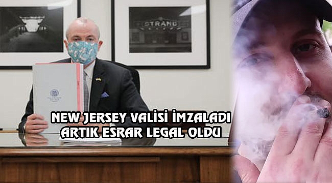New Jersey'de Esrar Yasallaştırıldı