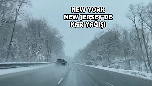 New York ve New Jersey'de Yoğun Kar Yağışı