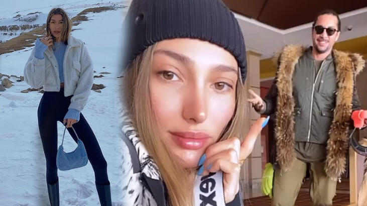 Yaz tatilinden sıkılan Şevval Şahin Erciyes'e gitt