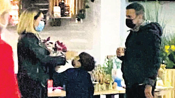 Çocukları görmeye Belçika’ya gitti