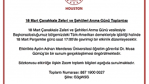 18 Mart Çanakkale Zaferi'ni Anma Etkinliği