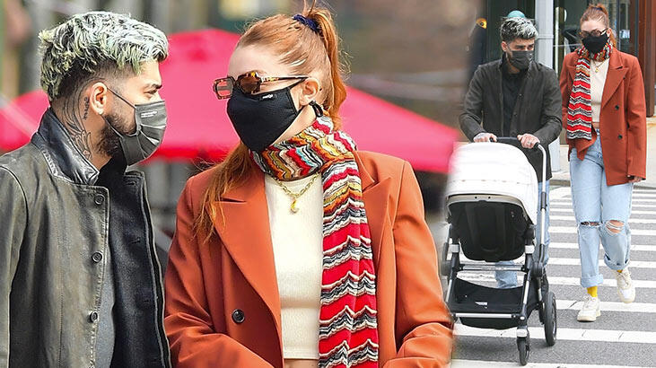 Gigi Hadid-Zayn Malik çifti kızlarıyla yürüyüşte