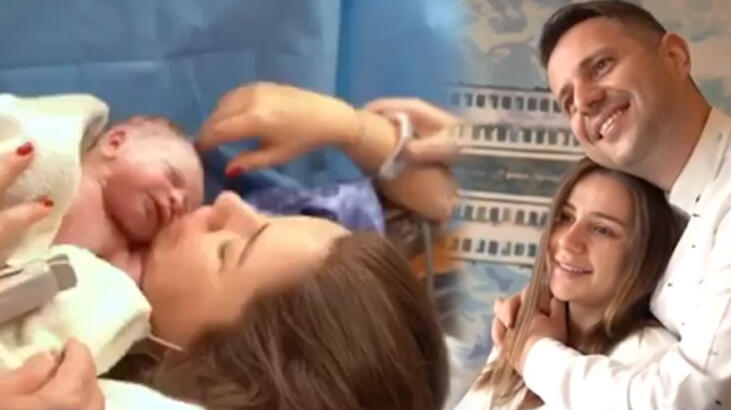 Merve Özbey kızı Elif Özüm'e kavuştuğu anı paylaşt