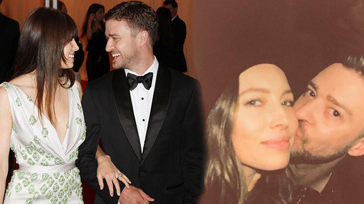 Justin Timberlake'ten Jessica Biel'e: Seninle güld