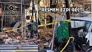 Manhattan'da Panelvan Türk Büfesini Ezdi Geçti