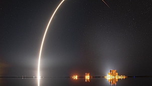 SpaceX Roketi Courtland Kentini Böyle Aydınlattı
