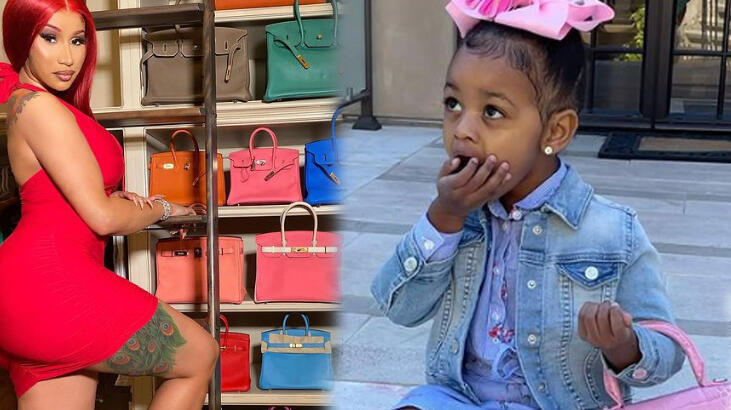 Cardi B'den iki yaşındaki kızına dudak uçuklatan h