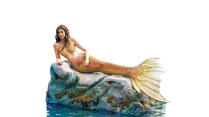 Deniz kızı oldu