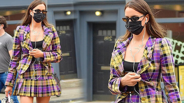 Irina Shayk'ın dikkat çeken sokak stili