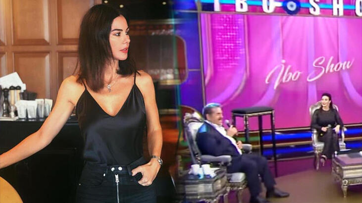 'İbo Show'a konuk olan Defne Samyeli sosyal medyad
