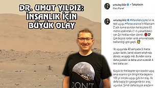 Dr. Umut Yıldız'ın Mars Copter Yorumu