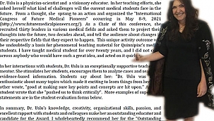 Prof. Bahar Uslu'ya En İyi Eğitimci Ödülü