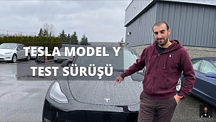 Tesla 'Model Y' Test Sürüşü