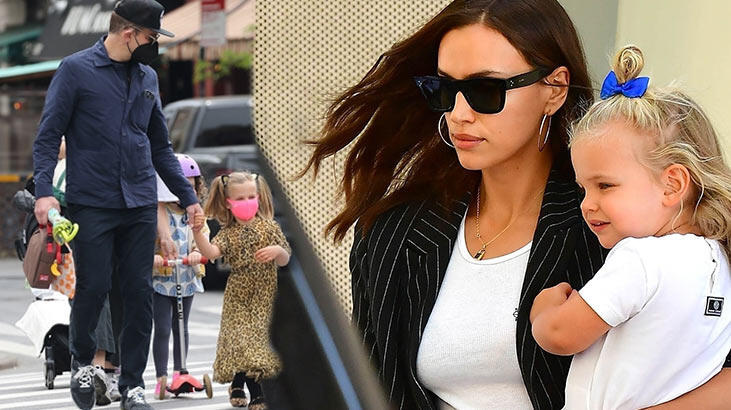 Irina Shayk ile Bradley Cooper'ın kızı Lea şıklıkt