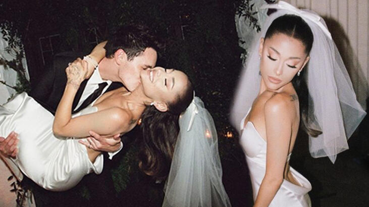Ariana Grande'nin düğün fotoğrafları ortaya çıktı