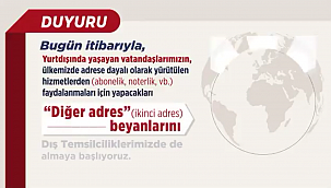 ABD'deki Türk Konsolosluklarında Yenilikler...
