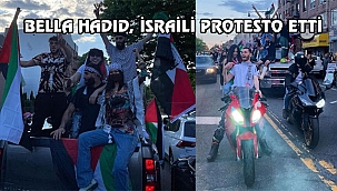 Bella Hadid, New York'taki Filistin Gösterisinde...