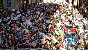 Chicago'da İsrail Protestosu