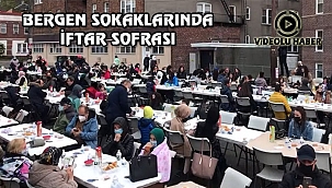 Cliffside Park Sokaklarında İftar Sofrası
