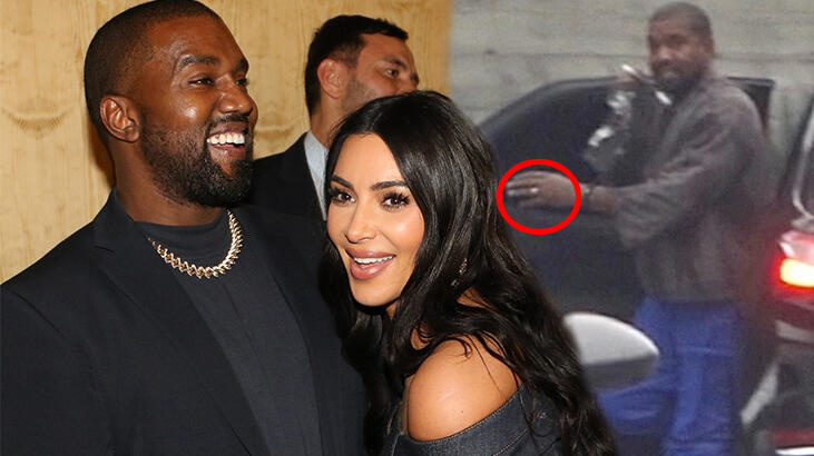 Boşanma aşamasında olan Kanye West alyansından vaz