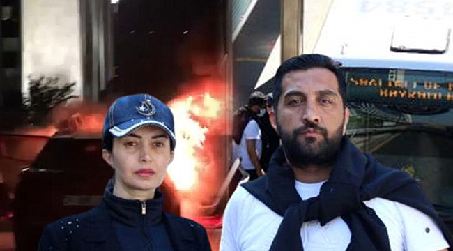 İsrail'i Protesto İçin Otomobillerini Yaktılar
