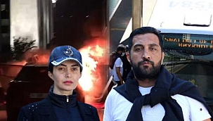 İsrail'i Protesto İçin Otomobillerini Yaktılar