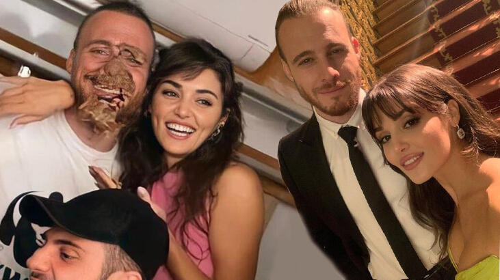 Hande Erçel'den Kerem Bürsin'e sürpriz doğum günü