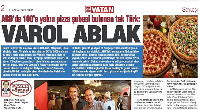 ABD'de Başarılı İşadamı Varol Ablak İle Söyleşi