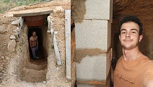 Ailesine Kızdı, 6 Yıl Kazarak Yeraltında Kendi Evini İnşa Etti