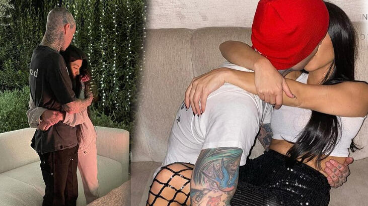 Kourtney Kardashian sevgilisi Travis Barker'ın kan