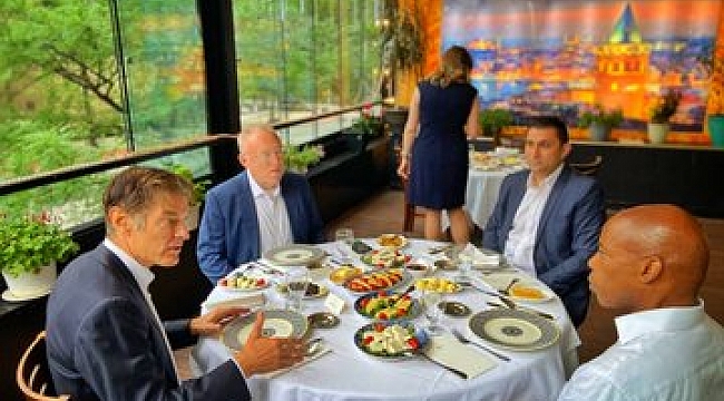 Dr. Öz ve Büyükelçi Mercan Kahvaltıda Buluştu
