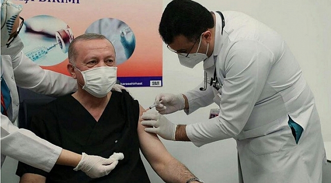 Erdoğan'ın 3. Doz Aşısı Dünya Basınında