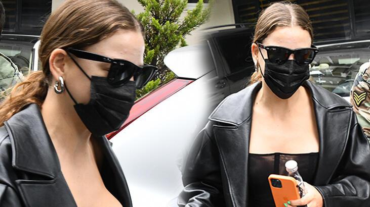 Serenay Sarıkaya'nın dikkat çeken giyim tarzı