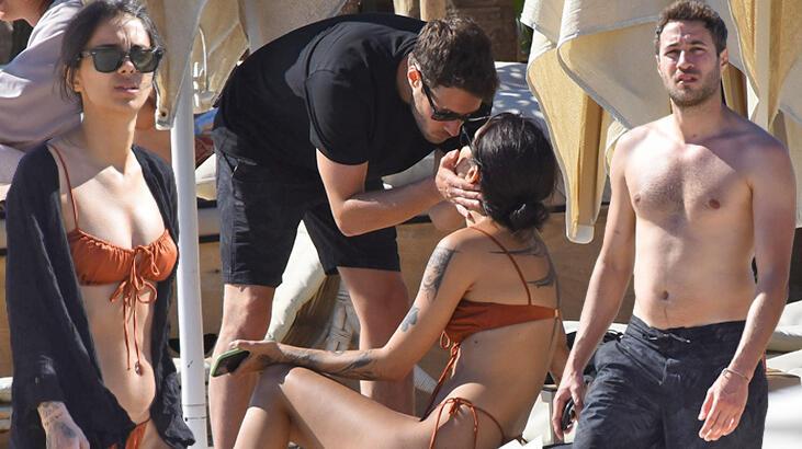 Ozan Dolunay ile Pelinay Yiğit'in Çeşme tatili