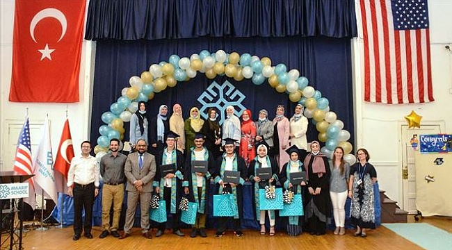 Maarif Okulu New Jersey'de 3.Mezunlarını Verdi
