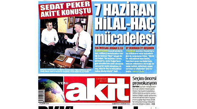 Peker'den Akit Medya Grubu'na