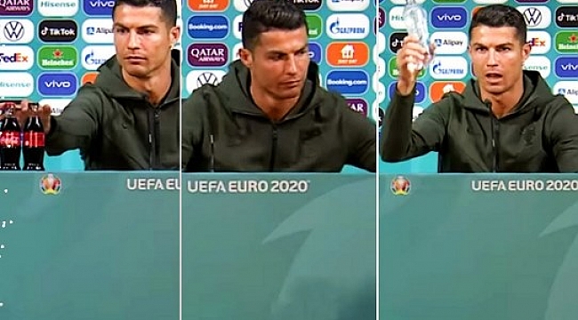 Ronaldo 'Su İçin' dedi Coca Cola 4 Milyar Dolar Kaybetti