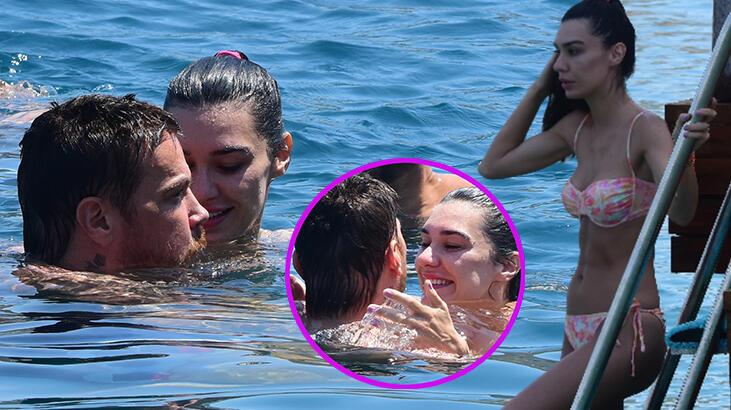Sinan Akçıl ve Burcu Kıratlı Bodrum'dan vazgeçmiyo