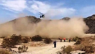108 Derece Sıcaklıkta Uçurumdan Kurtarıldı