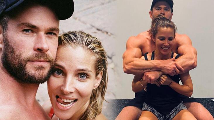 Chris Hemsworth eşi Elsa Pataky'nin yeni yaşını ku