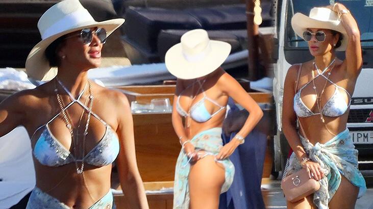 Nicole Scherzinger tatilde poz vererek dolaşıyor