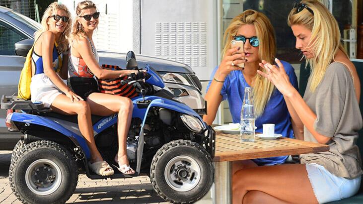 Şeyda-Tuğba Coşkun kardeşlerin ATV keyfi