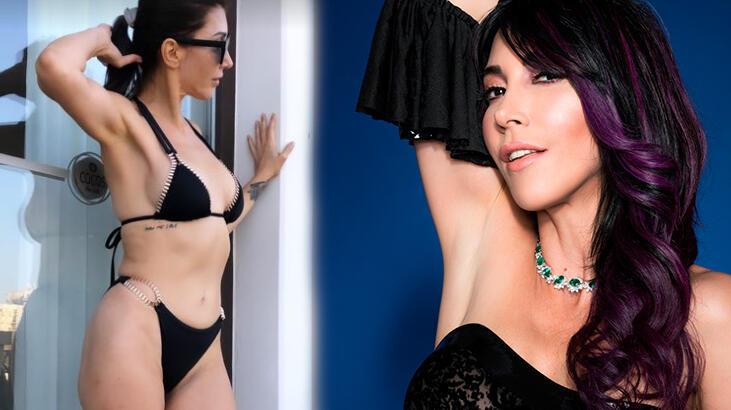 Hande Yener'den bikinili poz