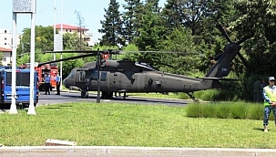 Eğitim Uçuşu Yapan ABD Helikopteri Acil İniş Yaptı