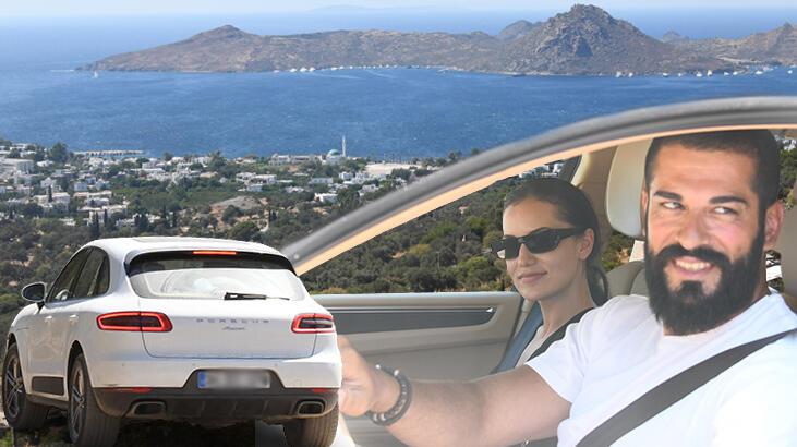 Fahriye Evcen-Burak Özçivit çifti arazi bakıyor